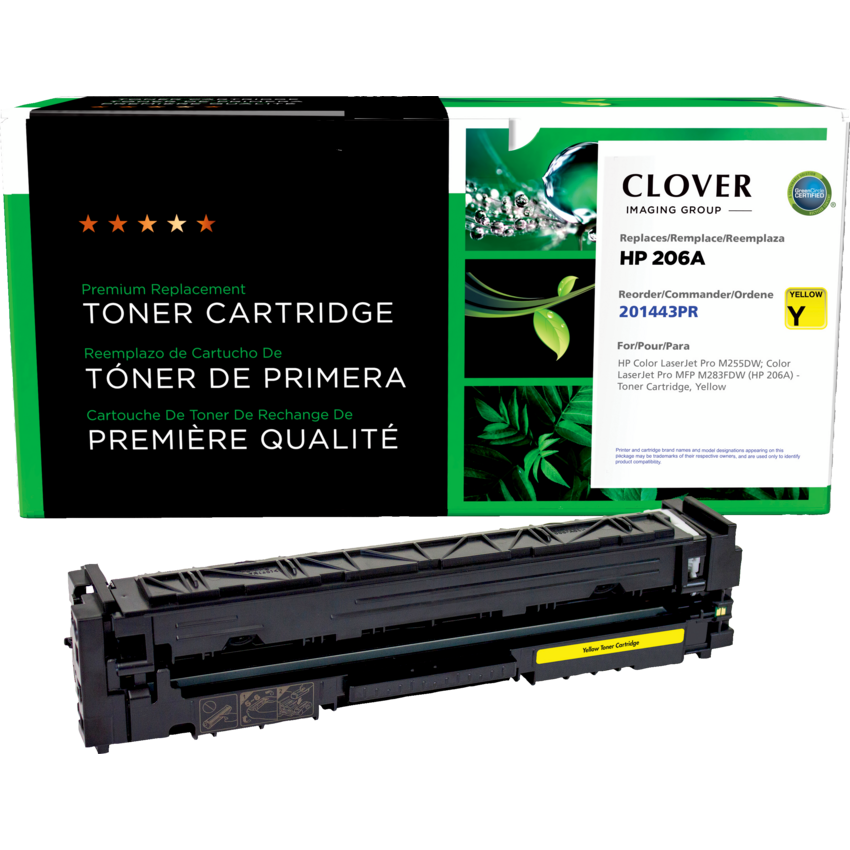 Clover Imaging Remanufactured Laser Cartridge (HP 206A) Yellow