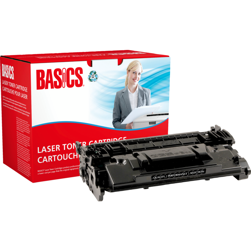Basics® Remanufactured Laser Cartridge High Yield (HP CF226X) Black