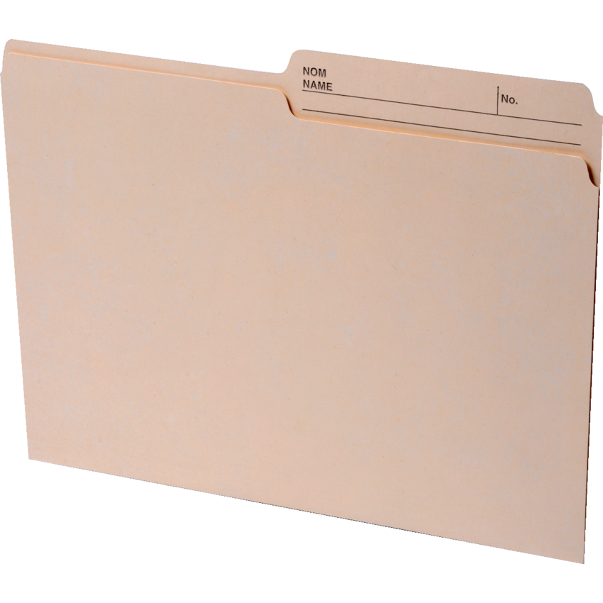 Continental Reversible File Folders Letter Manila 100/box