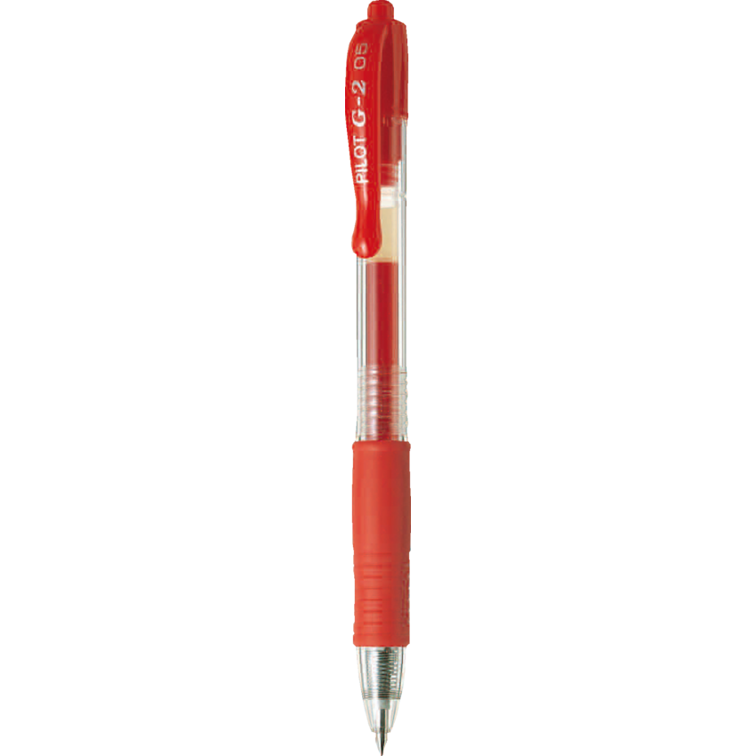 Pilot® G2® Retractable Gel Pens 0.5 mm Red
