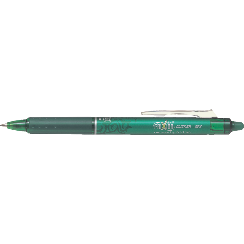 Pilot® FriXion® Ball Clicker Retractable Erasable Gel Pen 0.7 mm Green