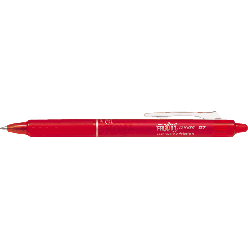 Pilot® FriXion® Ball Clicker Retractable Erasable Gel Pen 0.7 mm Red