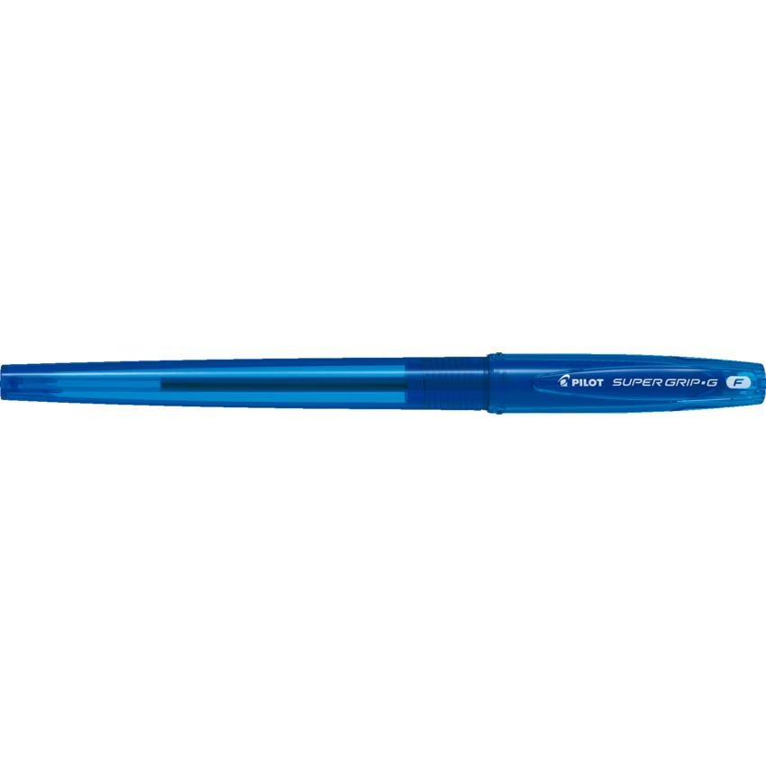 Pilot® Super Grip-G Stick Pen Fine Point Blue