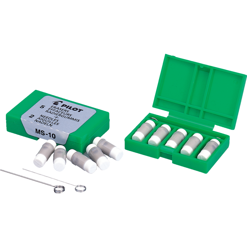 Pilot® MS-10 Mechanical Pencil Erasers 5/pkg