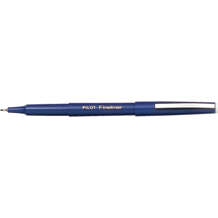 Pilot® Fineliner Markers 0.4 mm Blue 12/box