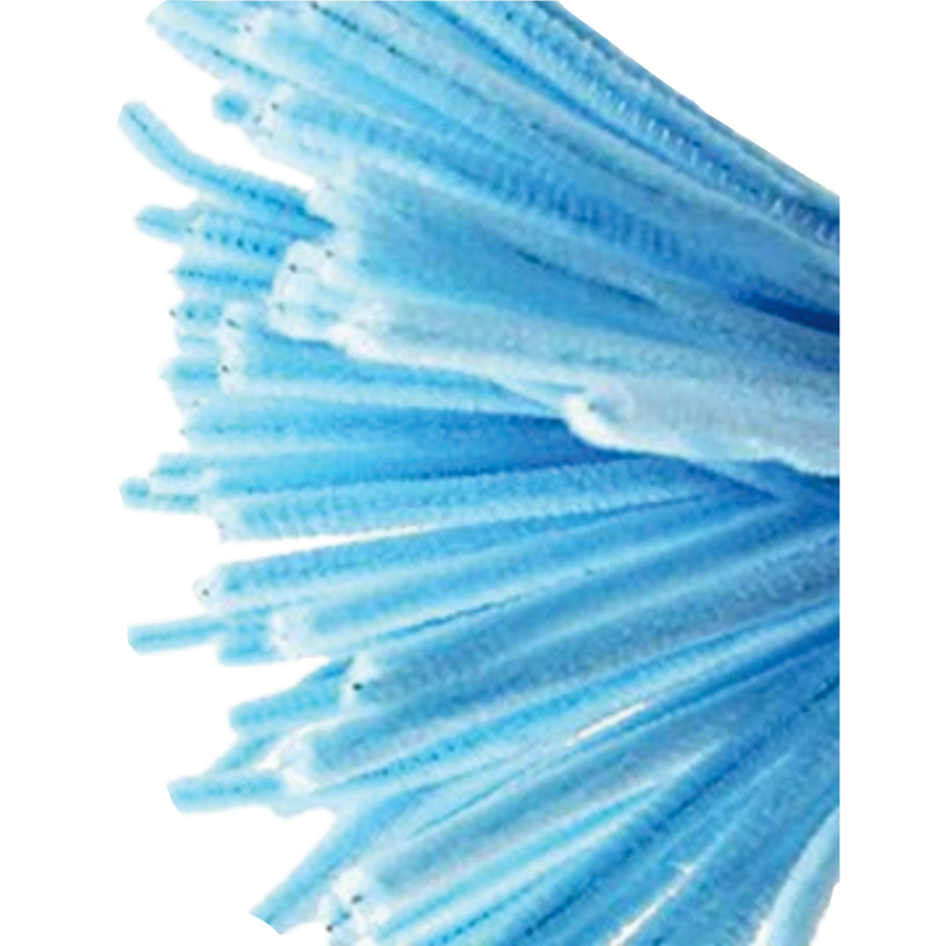 DBLG Chenilles 12" x 4mm Light Blue 100/pkg