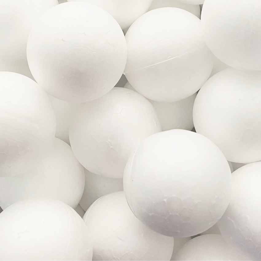 DBLG Styrofoam™ Balls 75 mm 12/pkg