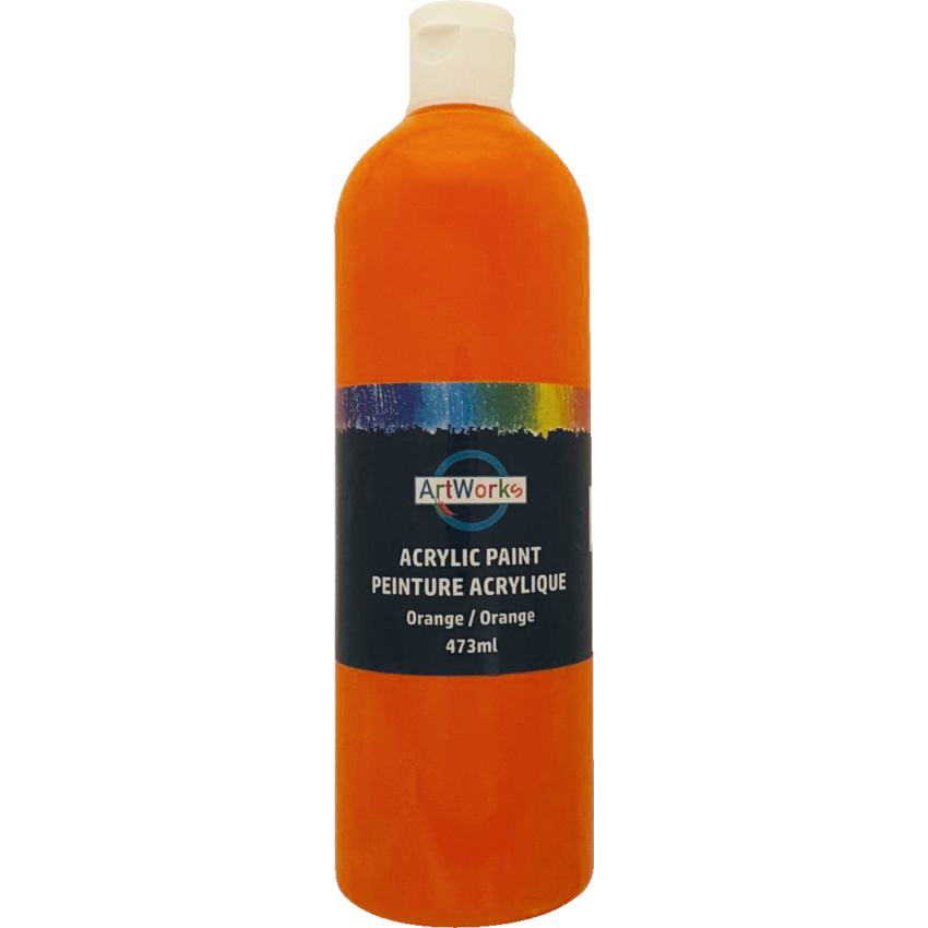 ArtWorks Acrylic Paints 473 mL Orange