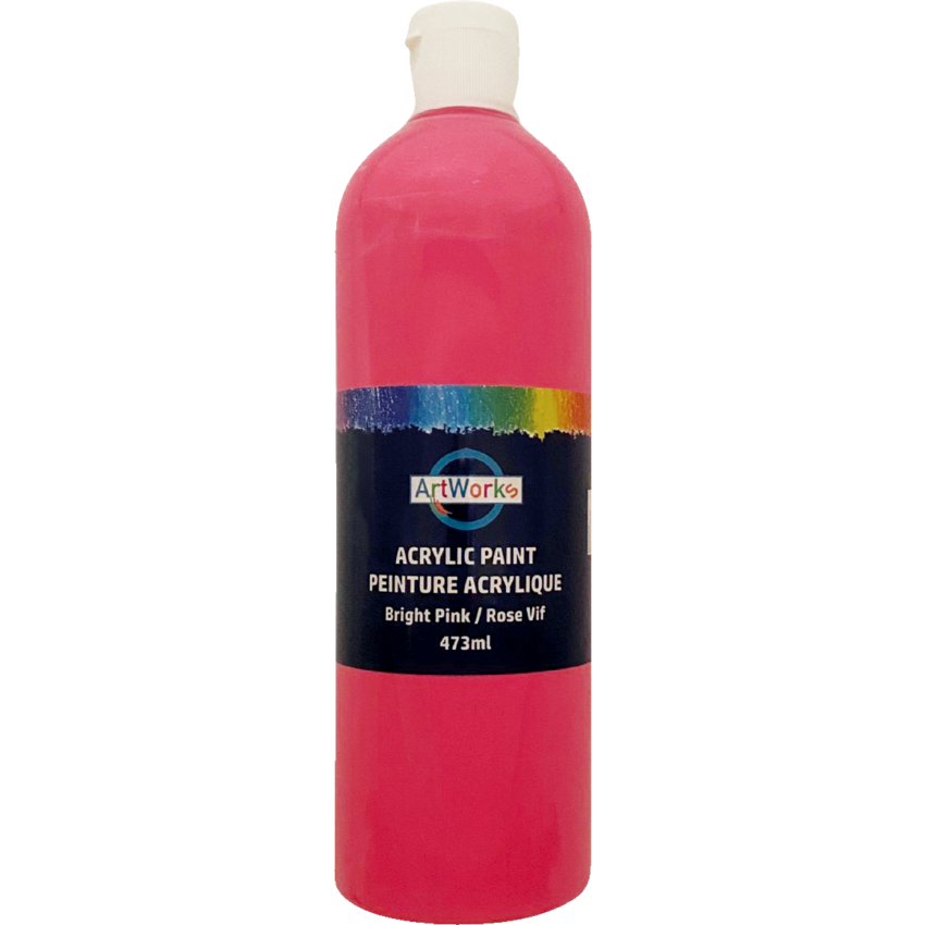 ArtWorks Acrylic Paints 473 mL Bright Pink