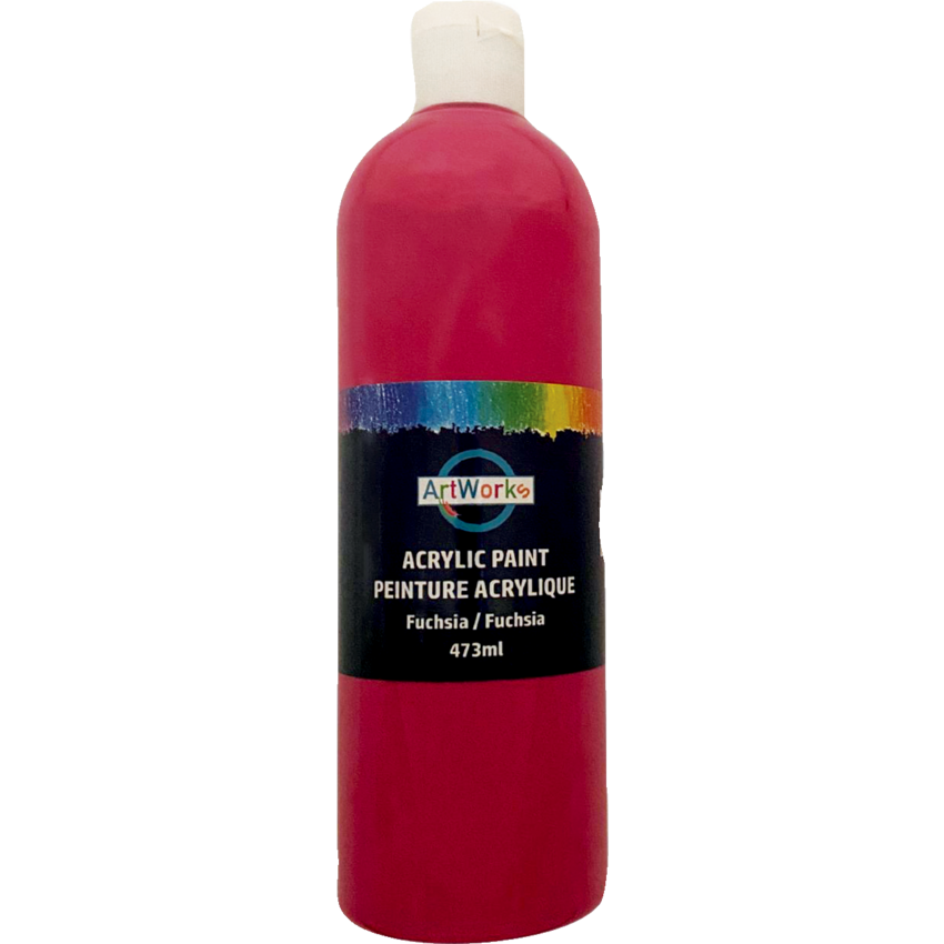 ArtWorks Acrylic Paints 473 mL Fuchsia