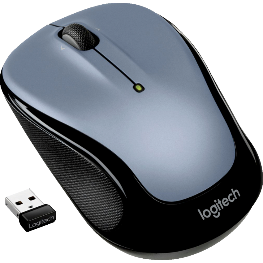 Logitech® M325S Wireless Laser Mouse Light Silver
