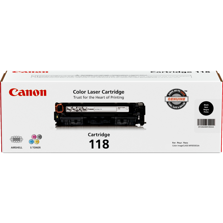 Canon Laser Cartridge #118 Black