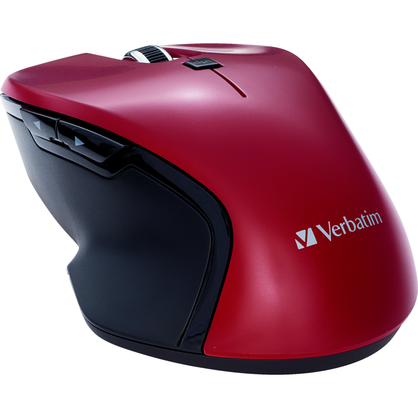 Verbatim® USB-C™ Wireless Blue LED Mouse Red