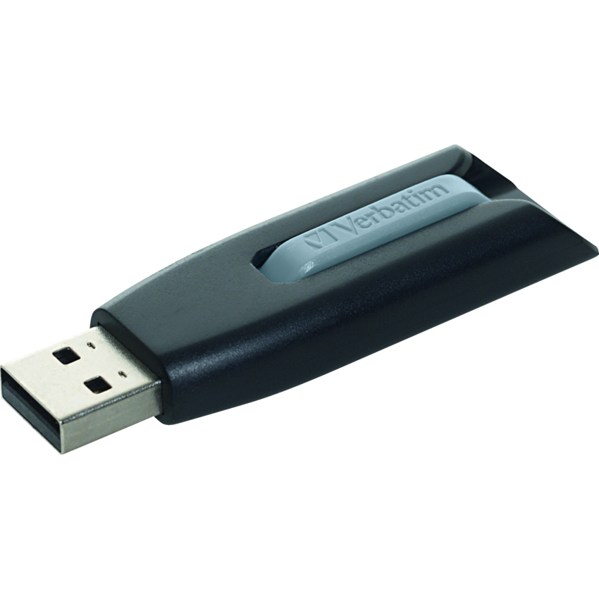 Verbatim® Store 'n' Go® V3 USB 3.2 Gen 1 Flash Drives 32 GB Grey 10/pkg