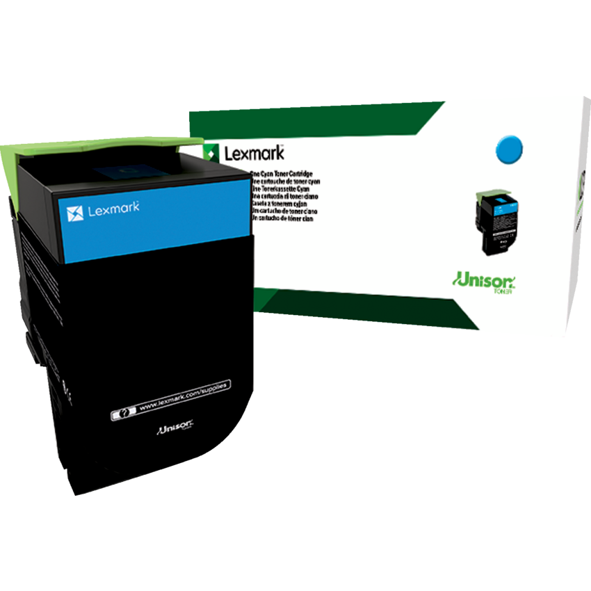 Lexmark® Laser Cartridge High Yield Return Program #701HC Cyan