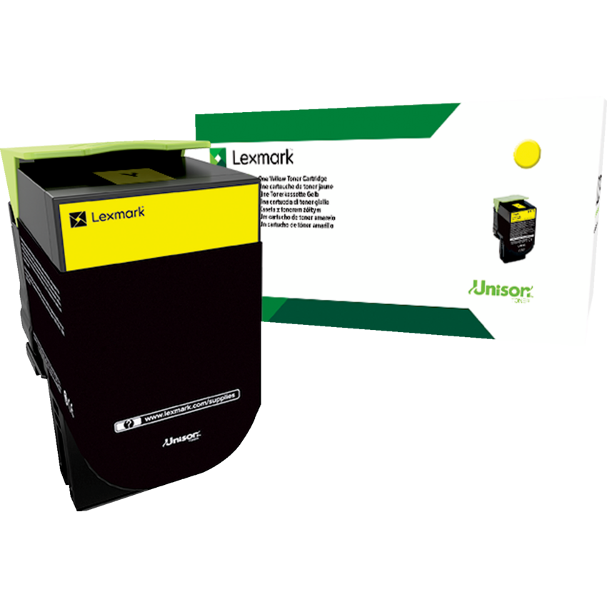 Lexmark® Laser Cartridge High Yield Return Program #701HY Yellow