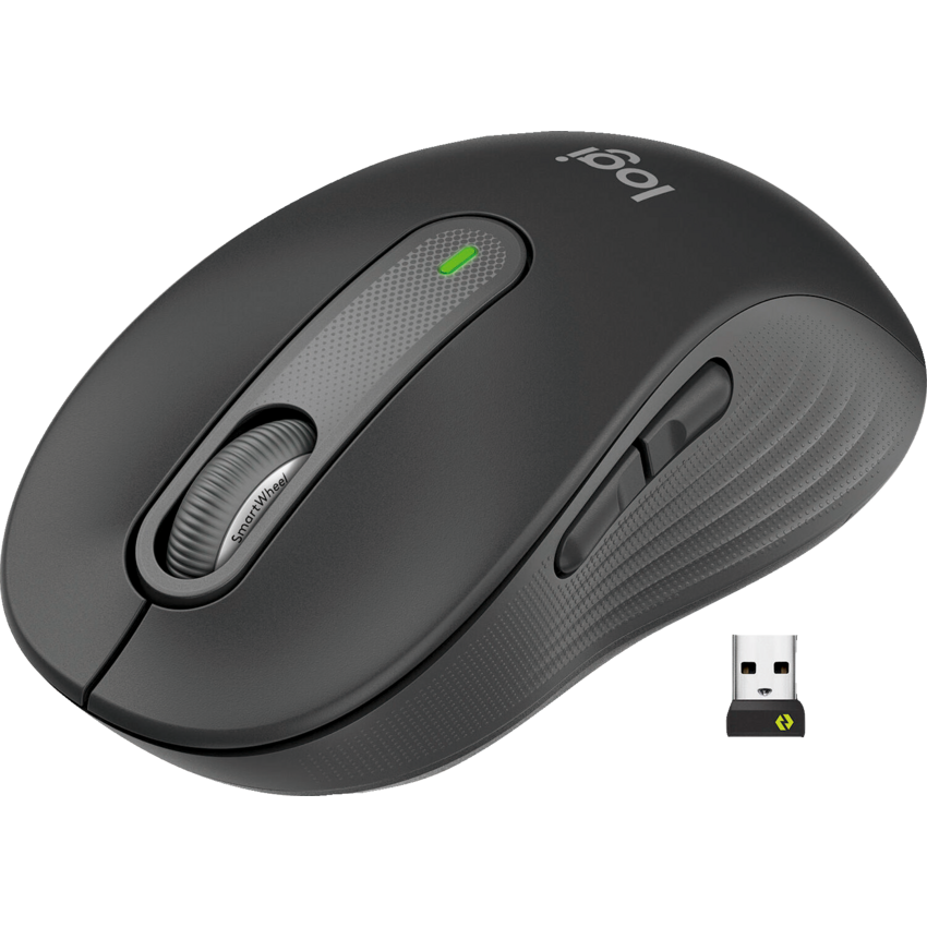 Logitech® M650 Signature Wireless Mouse Graphite