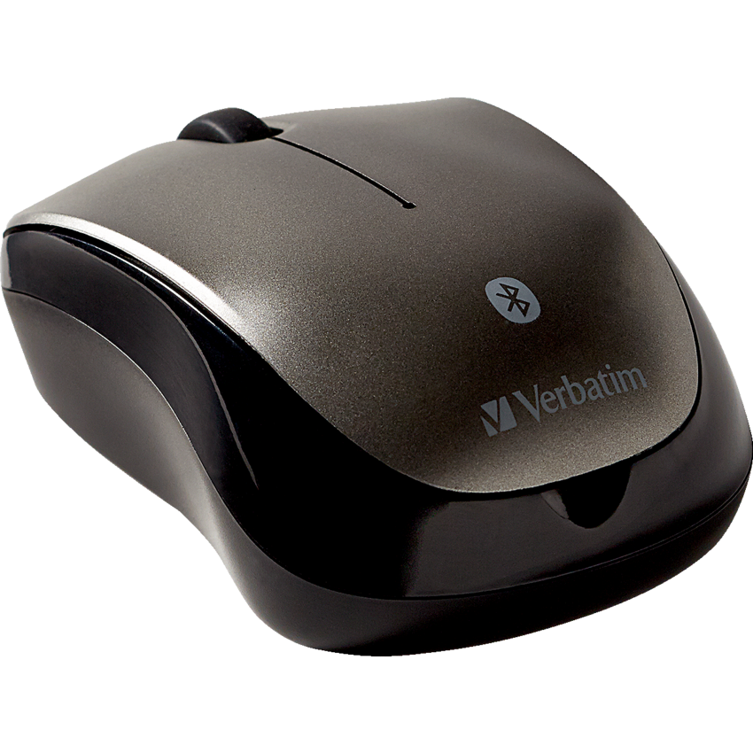 Verbatim® Bluetooth® Wireless Tablet Multi-Trac Blue LED Mouse Graphite
