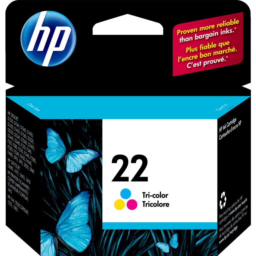 HP Inkjet Cartridge C9352AN #22 Colour