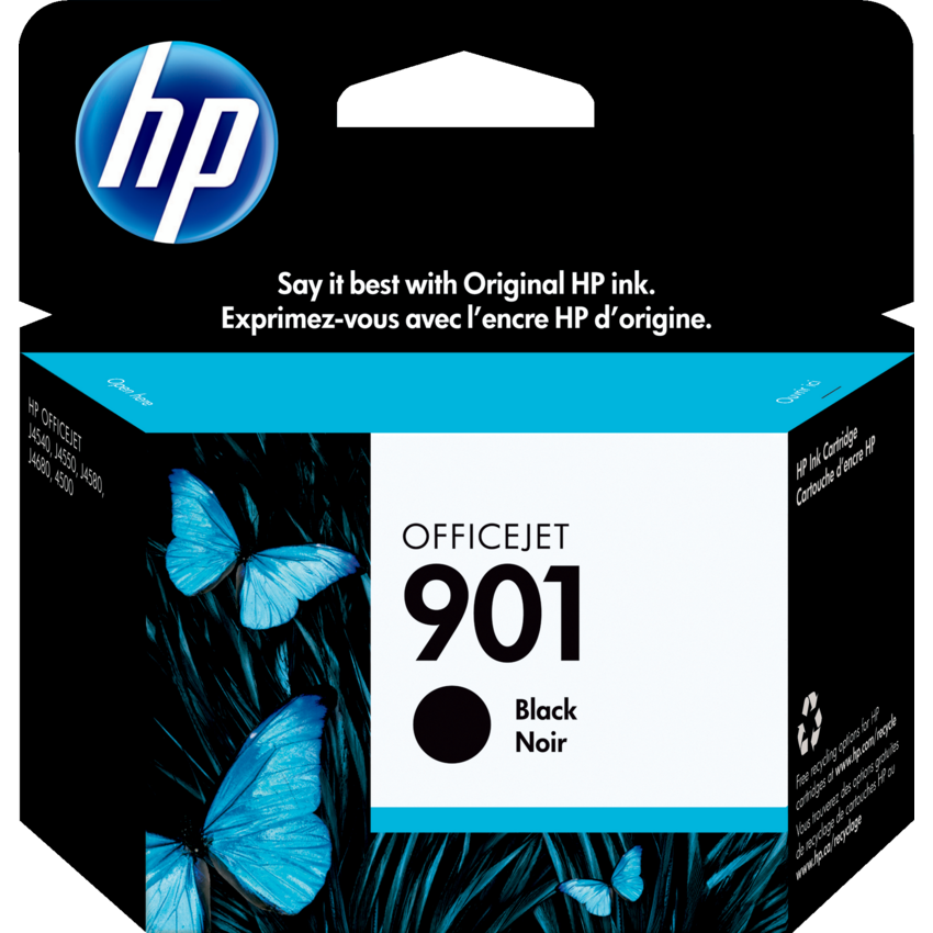 HP Inkjet Cartrdige CC653AN #901 Black