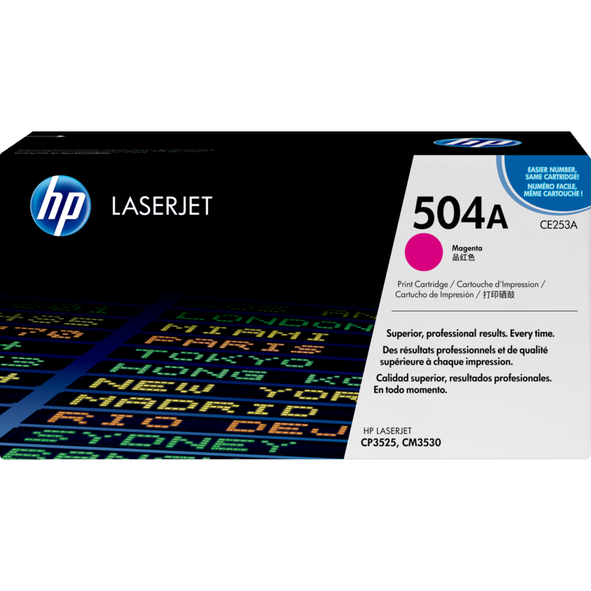 HP LaserJet Laser Cartridge #504A Magenta