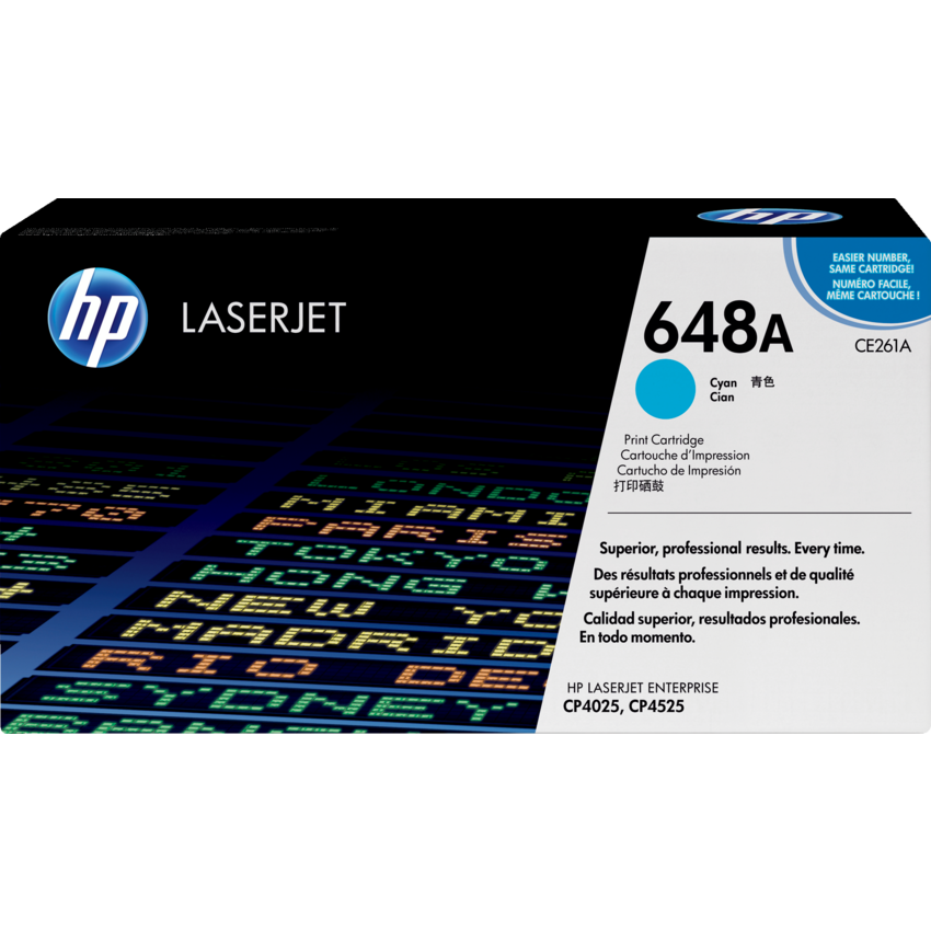 HP LaserJet Laser Cartridge #648A Cyan
