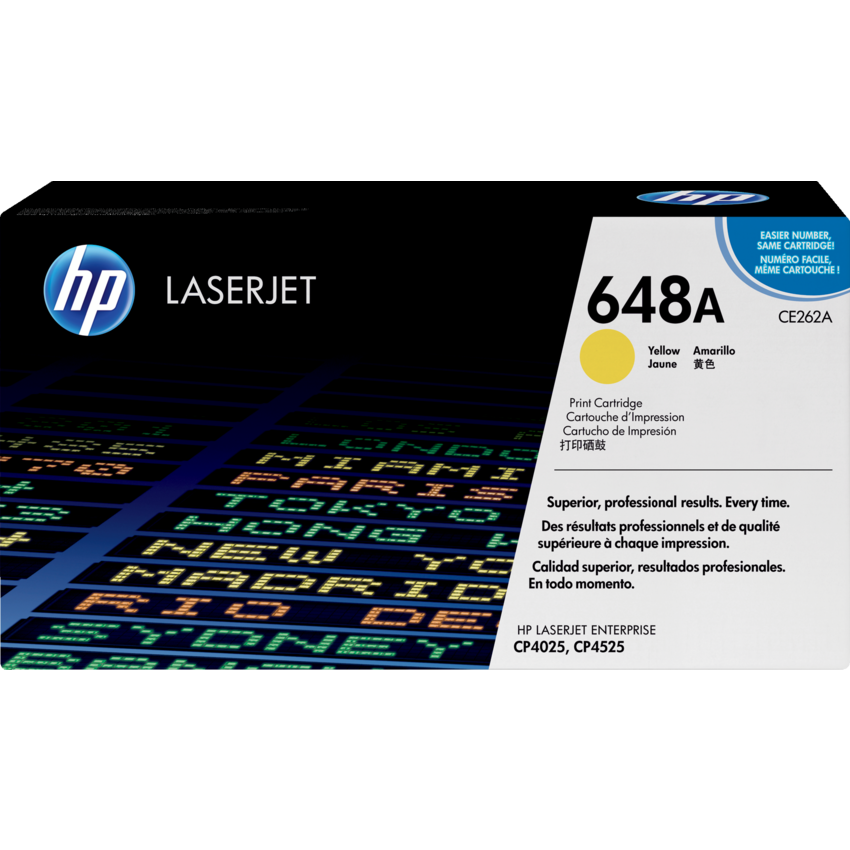 HP LaserJet Laser Cartridge #648A Yellow