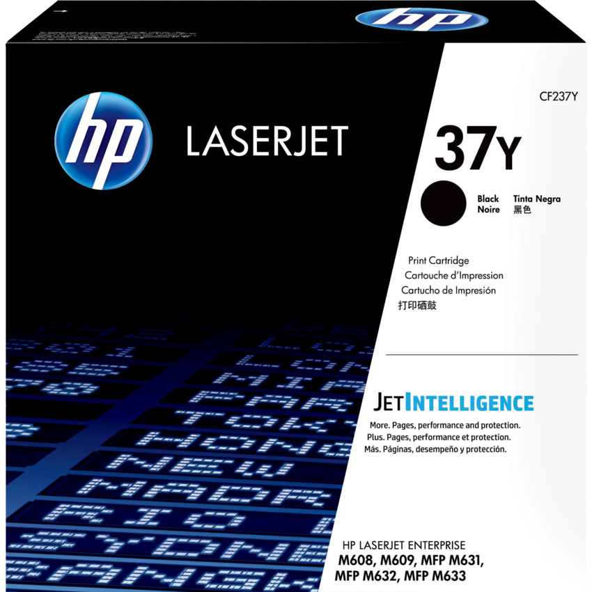HP LaserJet Laser Cartridges Extra High Yield #37Y Black