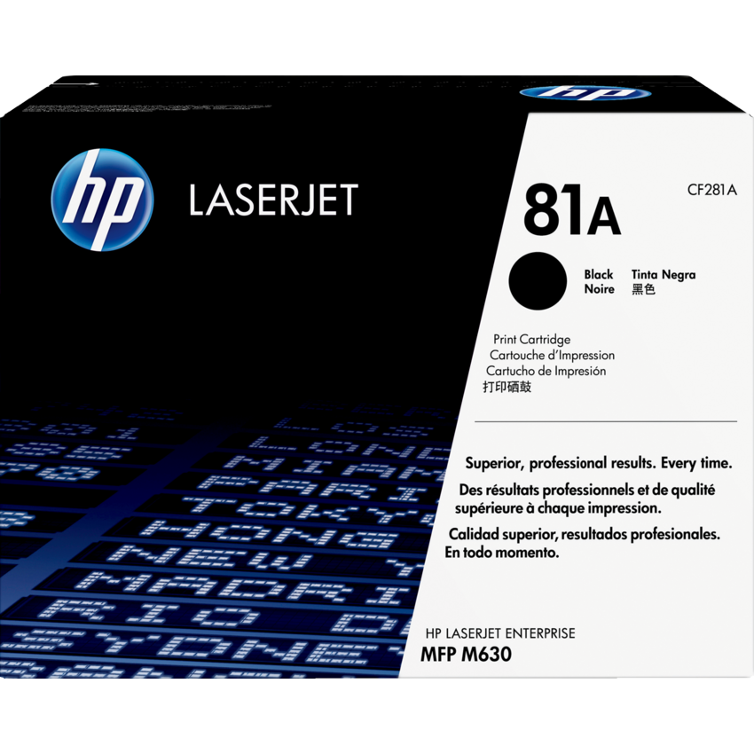HP Laser Cartridge #81A Black