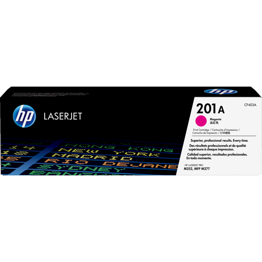 HP Laser Cartridge CF403A #201A Magenta