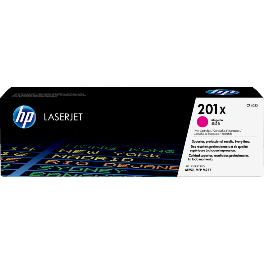 HP Laser Cartridge High Yield CF403X #201X Magenta