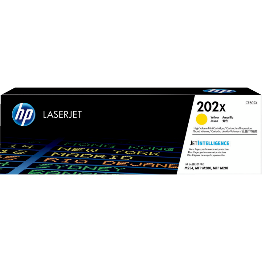 HP Laser Cartridge #202X Yellow