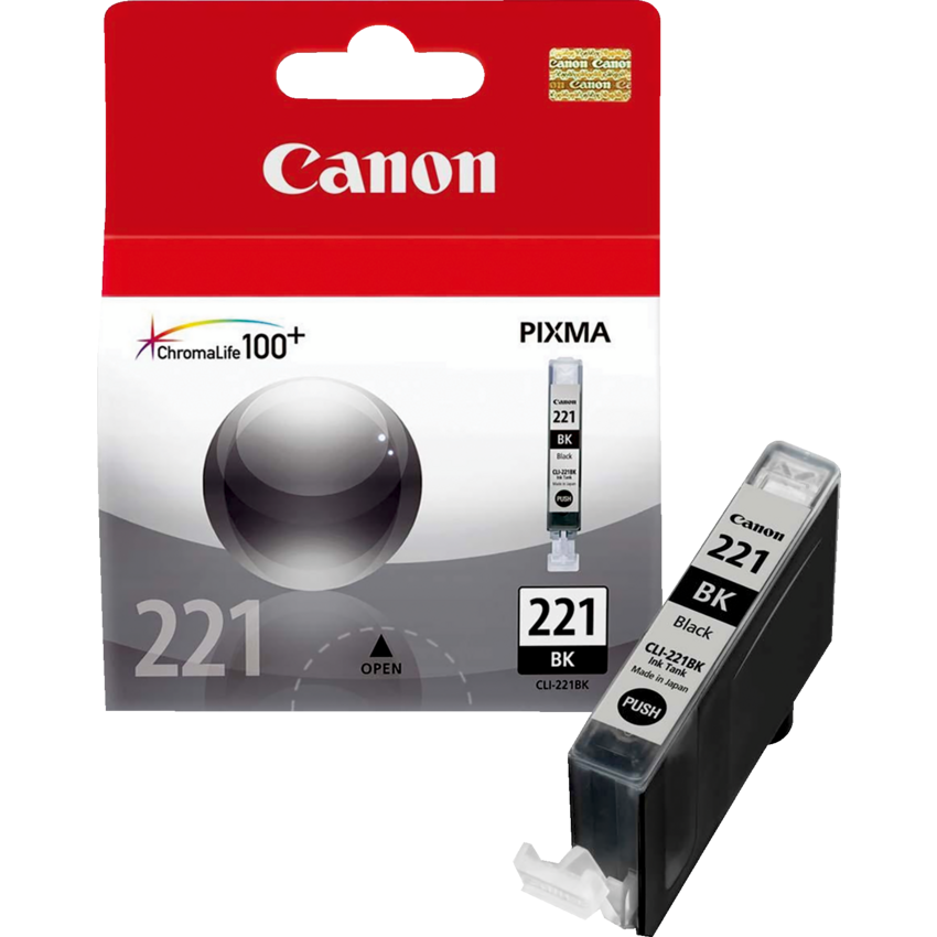 Canon Inkjet Cartridge CLI-221BK #221 Black