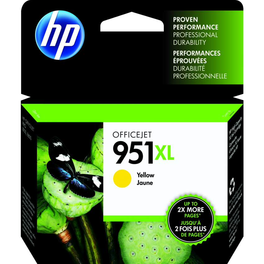 HP Inkjet Cartridge High Yield CN048AN#140 #951XL Yellow