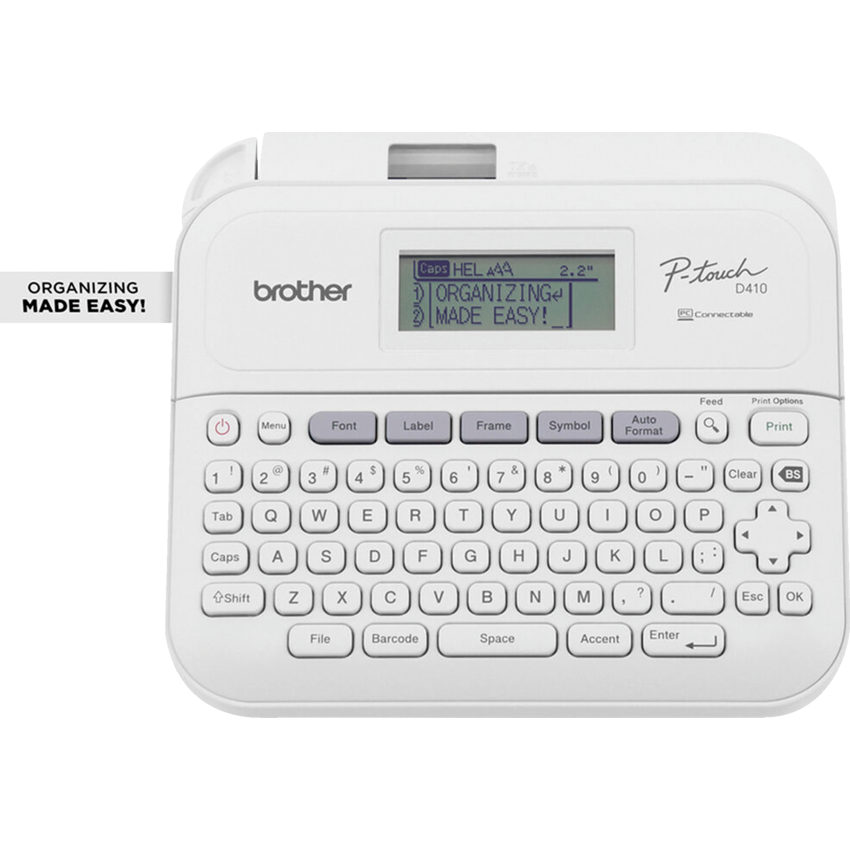 Brother® P-Touch®  PT-D410AD Label Printer Gray