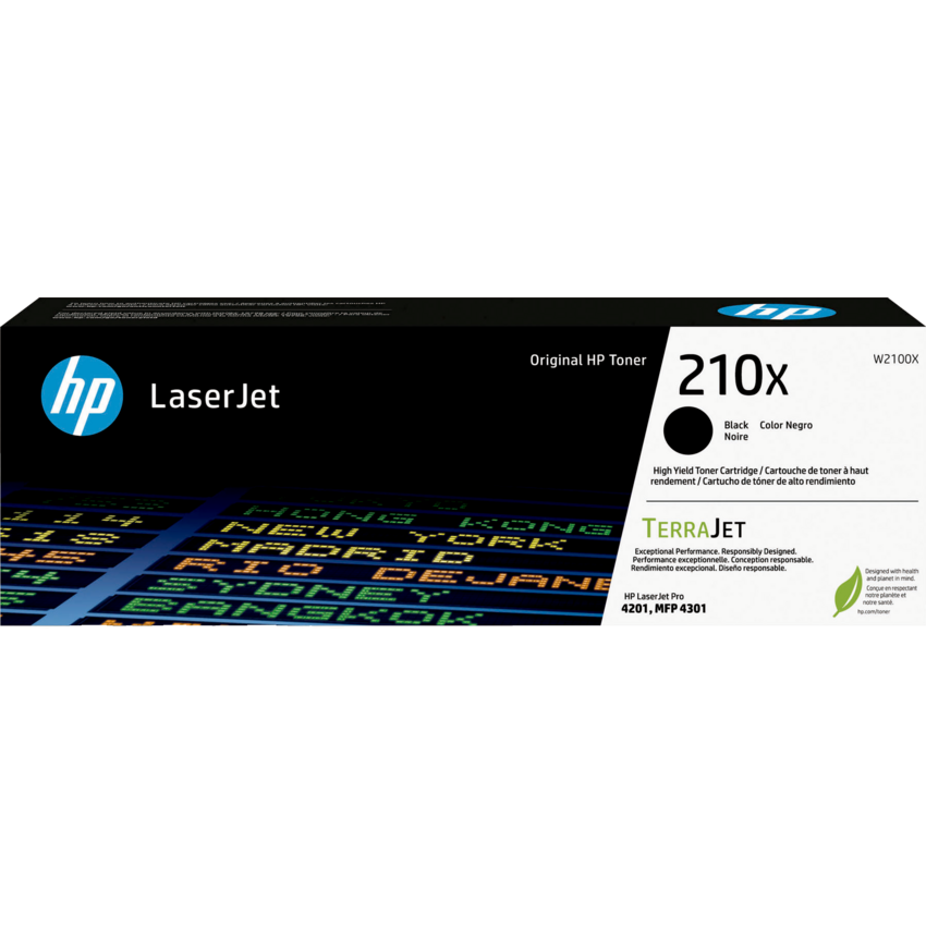 HP LaserJet Laser Cartridge #210X High Yield Black
