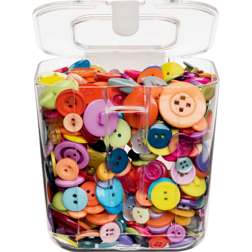 Deflecto® Stackable Caddy Organizer Small Compartment Clear