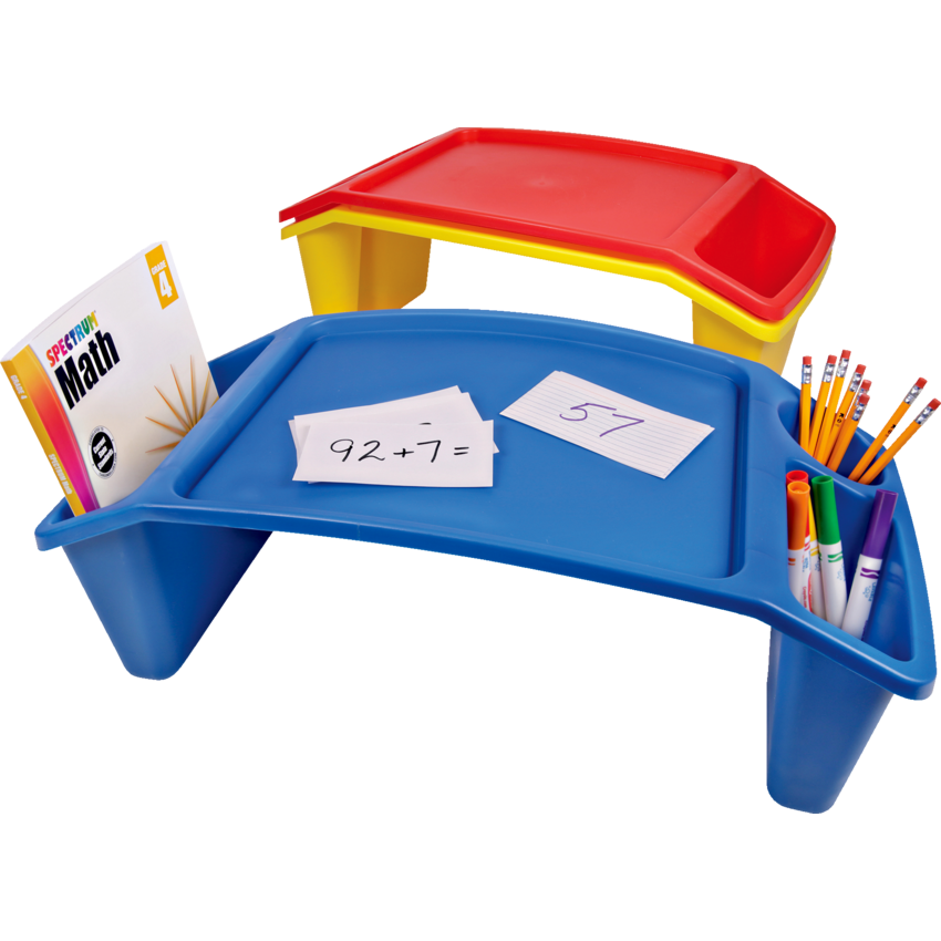 Deflecto® Lap Tray 23-3/8"W x 12"D x 8-1/2"H Yellow