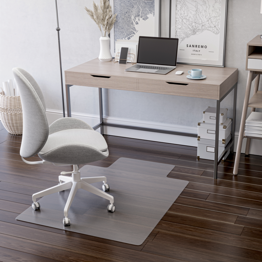 Deflecto® Hard Floor Chair Mat 45" x 53" with Lip