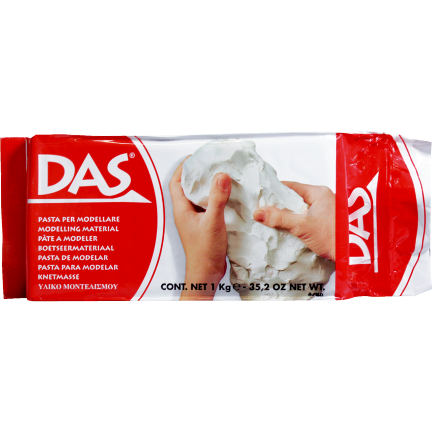 DAS® Air Hardening Modelling Clay 1 kg White