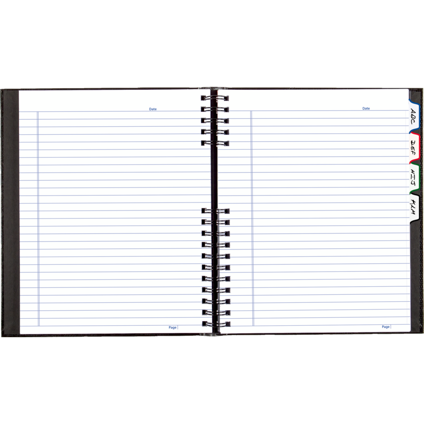 Blueline® NotePro™ Notebook Ruled 10-3/4" x 8-1/2" 300pgs Black