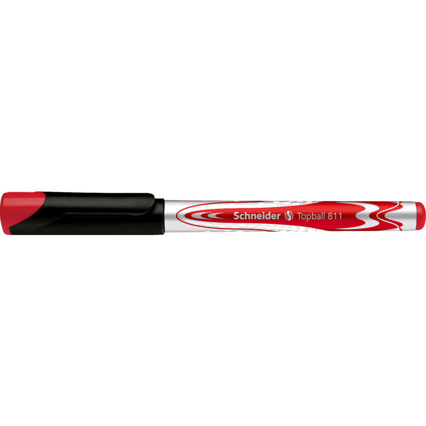 Schneider Topball 811 Rollerball Pen Medium Red