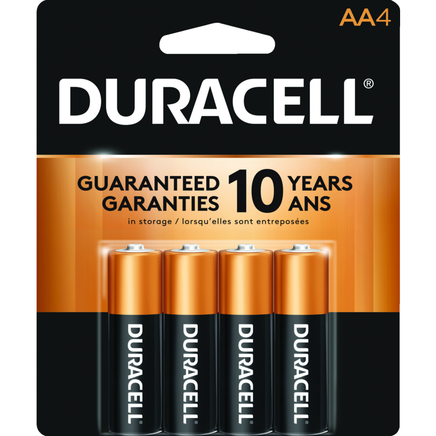 Duracell® CopperTop® Batteries "AAA" 4/pkg