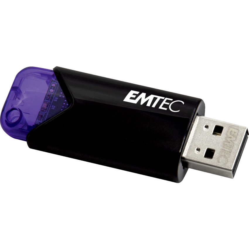 Emtec™ Click Easy 3.2 USB Flash Drive 128 GB Purple