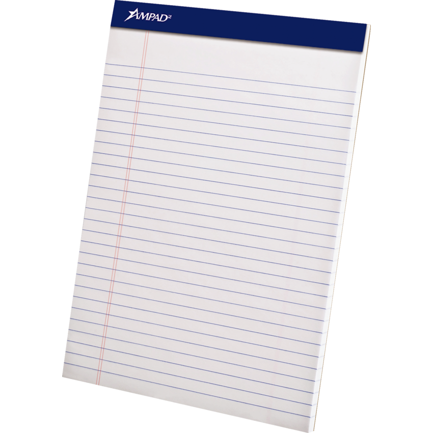 Ampad™ Perforated Pad Ruled 8-1/2" x 11-3/4" 50 shts