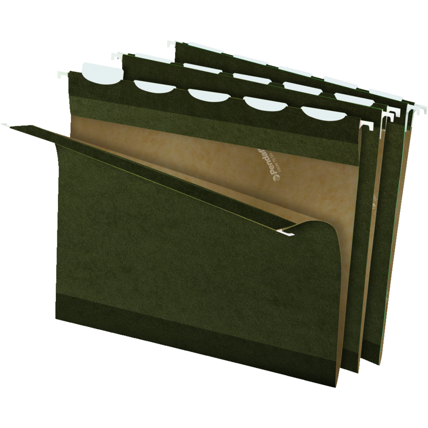 Pendaflex® Ready-Tab™ Hanging Folders w/Lift Tab™ Letter Green 25/box