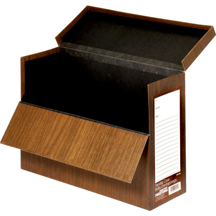 Globe-Weis® Transfer Case Legal Faux Woodgrain