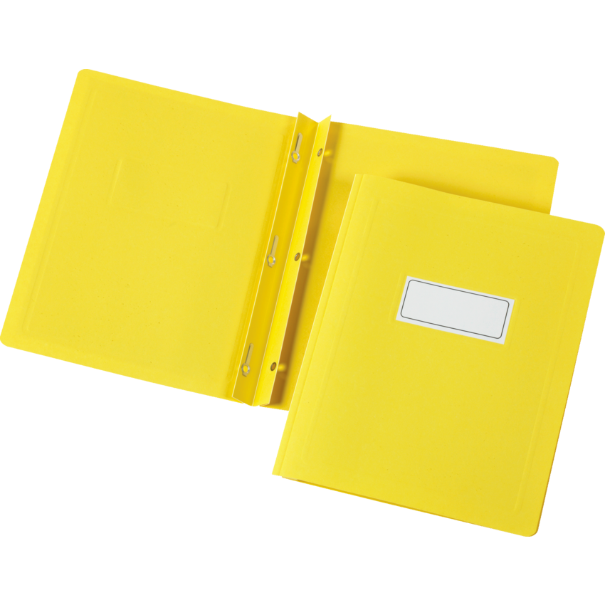 Oxford® Panel & Border Report Covers Letter Yellow 6/pkg