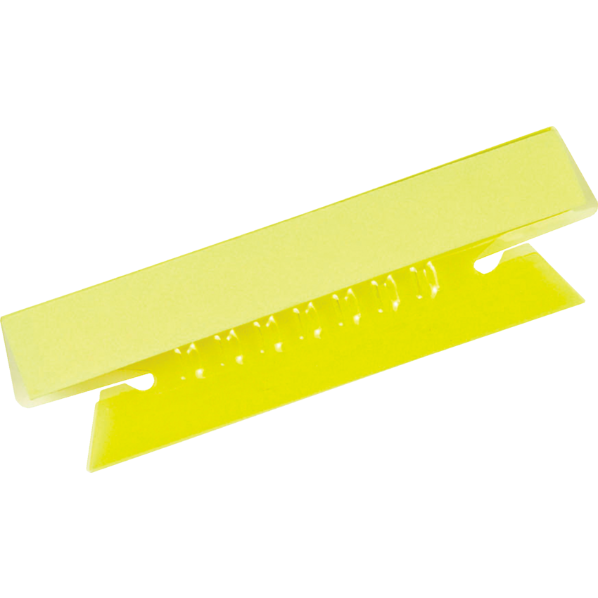 Oxford® Flexible Tabs 3-1/2" Yellow 25/pkg