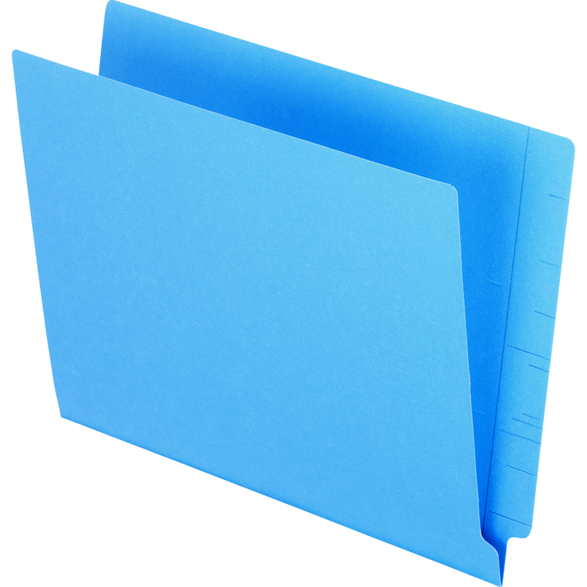 Pendaflex® Coloured End Tab File Folders Letter Blue 100/box